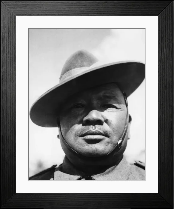 Framed Print : Ghurka Officer Nar Bah Adur Gurung, O. B. I. He has 28 years service to his credit Framed Print : Ghurka Officer Nar Bah Adur Gurung, O. B. I. He has 28 years service to his credit
