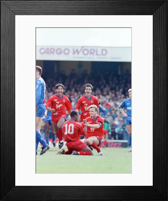 Framed Print : Fee £75 for online and £150 for print Wimbledon v Crystal Palace Framed Print : Fee £75 for online and £150 for print Wimbledon v Crystal Palace