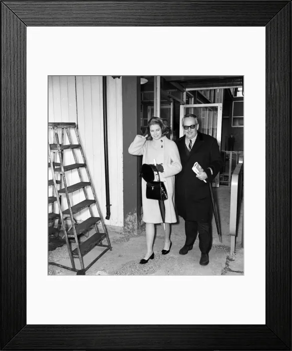 Framed Print : Prince Rainier and Princess Grace of Monaco at Heathrow Airport. 15th January 1968 Framed Print : Prince Rainier and Princess Grace of Monaco at Heathrow Airport. 15th January 1968