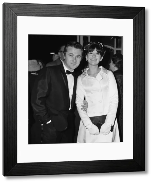Framed Print : Nanette Newman with Bryan Forbes. 20th December 1965 Framed Print : Nanette Newman with Bryan Forbes. 20th December 1965