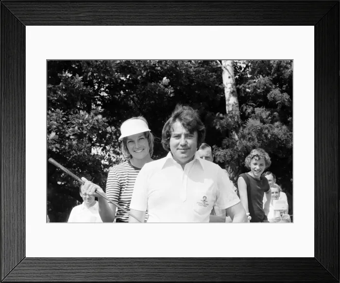 Framed Print : Lady golfers from all over the world compete in the European LPGA at Sunningdale