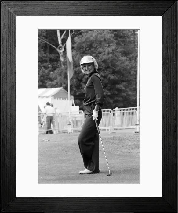 Framed Print : Lady golfers from all over the world compete in the European LPGA at Sunningdale Framed Print : Lady golfers from all over the world compete in the European LPGA at Sunningdale