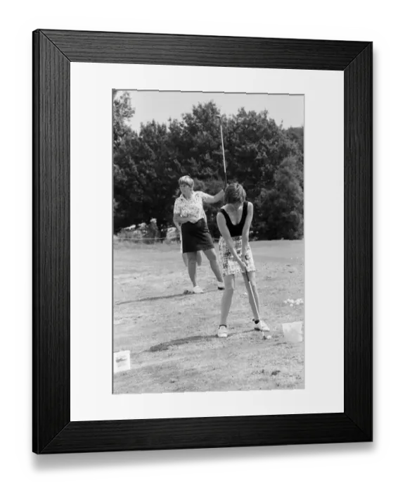 Framed Print : Lady golfers from all over the world compete in the European LPGA at Sunningdale Framed Print : Lady golfers from all over the world compete in the European LPGA at Sunningdale