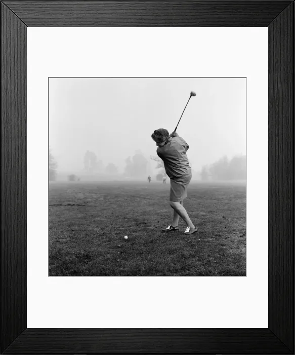 Framed Print : 72 year old female gold champion Violet Russ, at Whitewebbs Golf Course, Enfield Framed Print : 72 year old female gold champion Violet Russ, at Whitewebbs Golf Course, Enfield