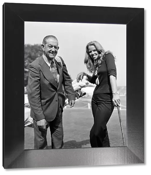 Ladies golf at Sunningdale. Karolyn Kertzman. 1st August 1975