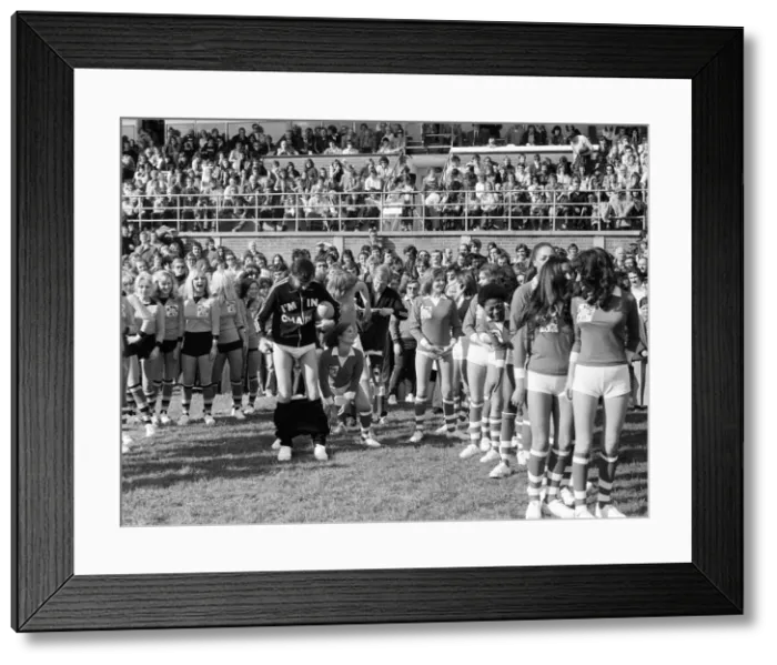 Framed Print : Rugby match between actresses and models sponsored by The Put Mustard On It committee Framed Print : Rugby match between actresses and models sponsored by The Put Mustard On It committee
