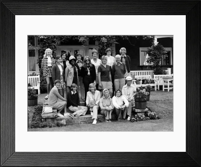 Framed Print : Photocall for the competitors in The Colgate European Women Framed Print : Photocall for the competitors in The Colgate European Women