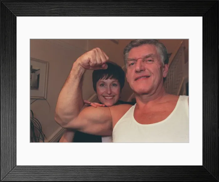 Framed Print : DAVE PROWSE, MUSCLE MEN PARTNERS FEATURE Framed Print : DAVE PROWSE, MUSCLE MEN PARTNERS FEATURE
