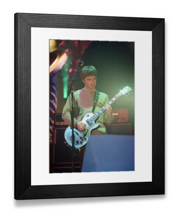 Framed Print : Noel Gallagher of Oasis performing at Newcastle Arena during their Be Here Now Tour Framed Print : Noel Gallagher of Oasis performing at Newcastle Arena during their Be Here Now Tour