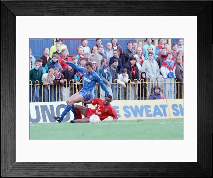 Framed Print : Fee £75 for online and £150 for print Wimbledon v Crystal Palace Framed Print : Fee £75 for online and £150 for print Wimbledon v Crystal Palace