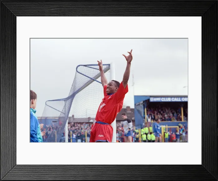 Framed Print : Fee £75 for online and £150 for print Wimbledon v Crystal Palace Framed Print : Fee £75 for online and £150 for print Wimbledon v Crystal Palace