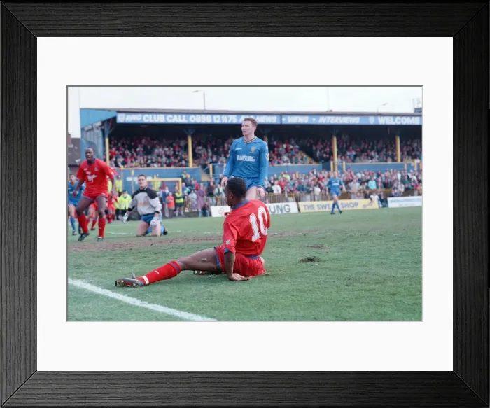 Framed Print : Fee £75 for online and £150 for print Wimbledon v Crystal Palace Framed Print : Fee £75 for online and £150 for print Wimbledon v Crystal Palace
