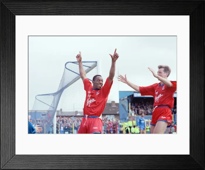 Framed Print : Fee £75 for online and £150 for print Wimbledon v Crystal Palace Framed Print : Fee £75 for online and £150 for print Wimbledon v Crystal Palace