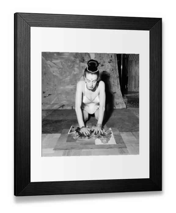 Framed Print : Heather Bee from Northampton, pictured in a girls and legs show at Eve Nightclub in Framed Print : Heather Bee from Northampton, pictured in a girls and legs show at Eve Nightclub in
