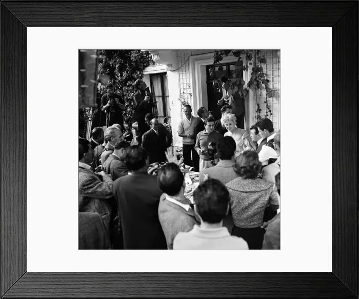 Framed Print : Scenes in Monte Carlo, Monaco, ahead of the wedding of Grace Kelly and Prince Rainier Framed Print : Scenes in Monte Carlo, Monaco, ahead of the wedding of Grace Kelly and Prince Rainier