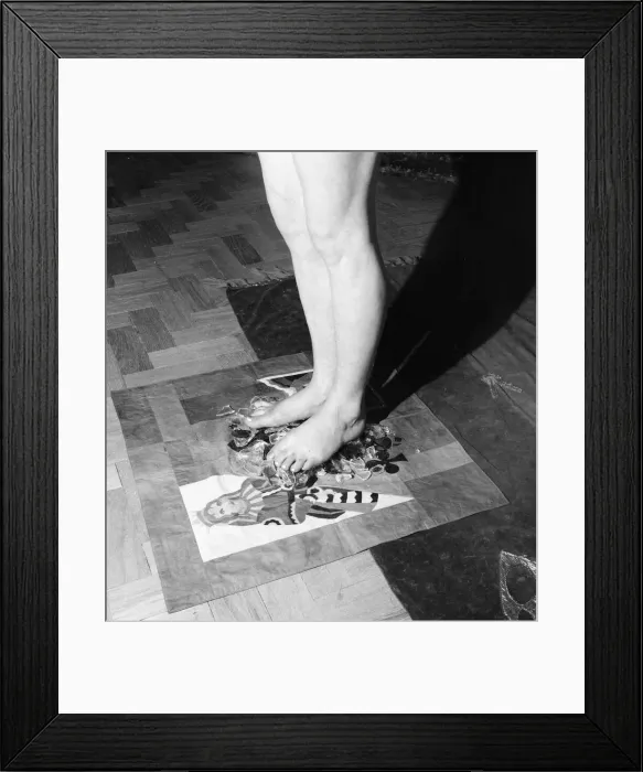 Framed Print : Heather Bee from Northampton, pictured in a girls and legs show at Eve Nightclub in Framed Print : Heather Bee from Northampton, pictured in a girls and legs show at Eve Nightclub in