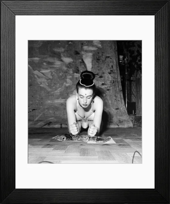 Framed Print : Heather Bee from Northampton, pictured in a girls and legs show at Eve Nightclub in Framed Print : Heather Bee from Northampton, pictured in a girls and legs show at Eve Nightclub in