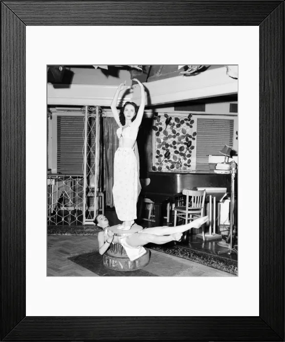 Framed Print : Heather Bee from Northampton, pictured in a girls and legs show at Eve Nightclub in Framed Print : Heather Bee from Northampton, pictured in a girls and legs show at Eve Nightclub in