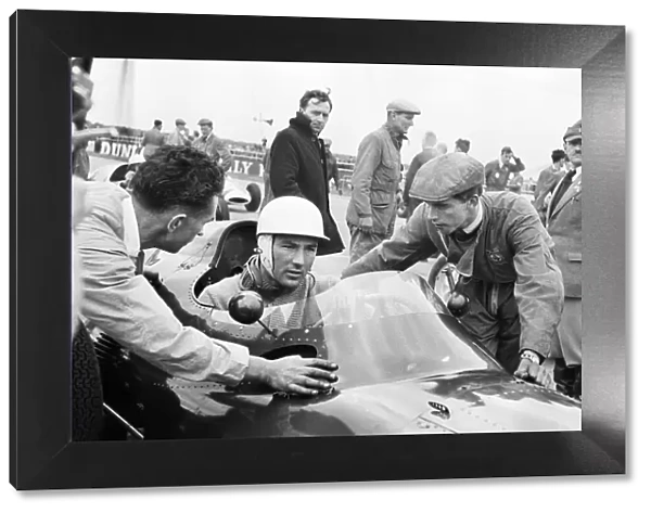 Stirling Moss in his Owen Race Organisation (British Racing Motors BRM