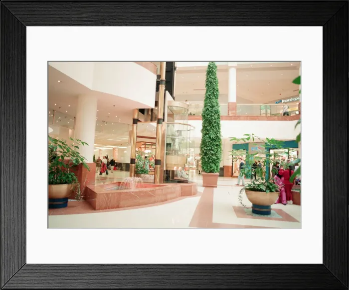 Framed Print : Merry Hill Shopping Centre in Brierley Hill, Metropolitan Borough of Dudley