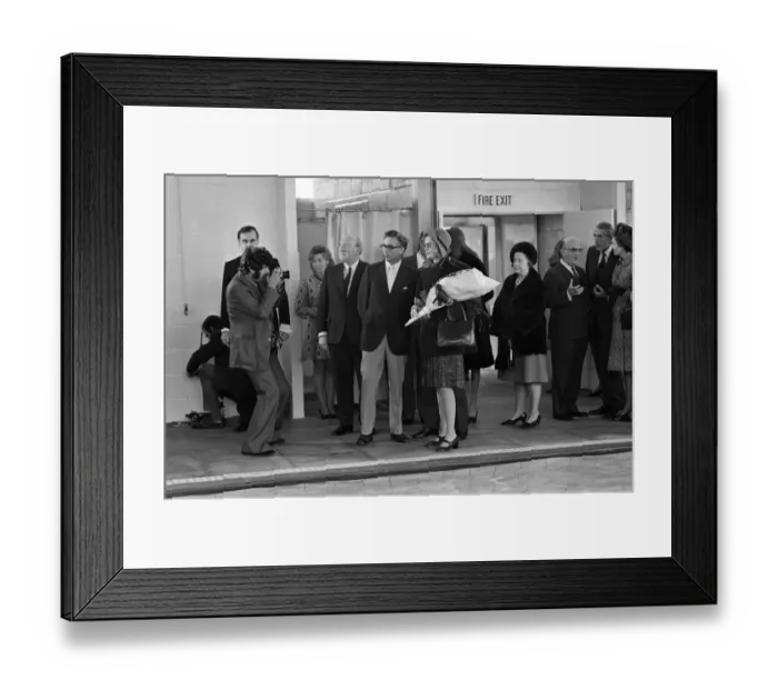 Framed Print : Princess Grace and visits Pinderfields Hospital, Wakefield