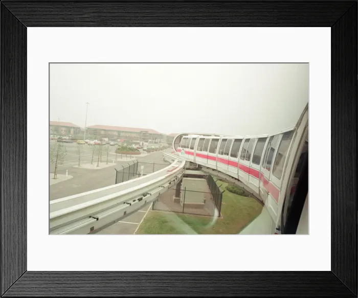 Framed Print : Monorail Opening at Merry Hill Shopping Centre in Brierley Hill Framed Print : Monorail Opening at Merry Hill Shopping Centre in Brierley Hill