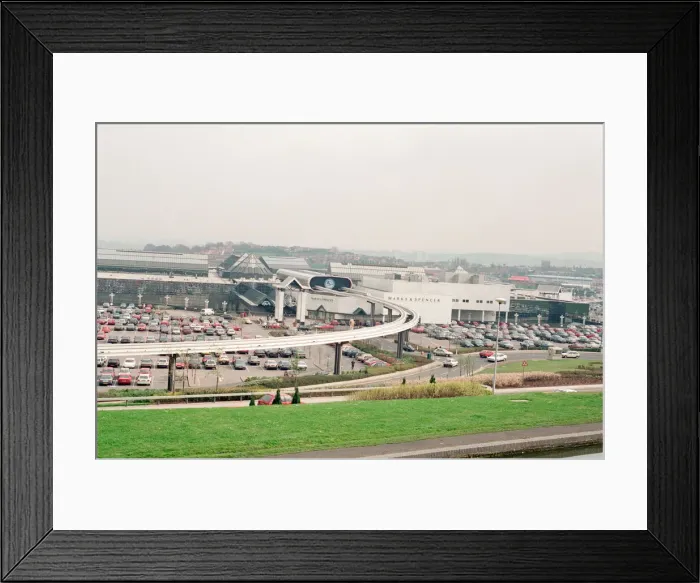 Framed Print : Monorail at Merry Hill Shopping Centre in Brierley Hill, Metropolitan Borough of Dudley Framed Print : Monorail at Merry Hill Shopping Centre in Brierley Hill, Metropolitan Borough of Dudley