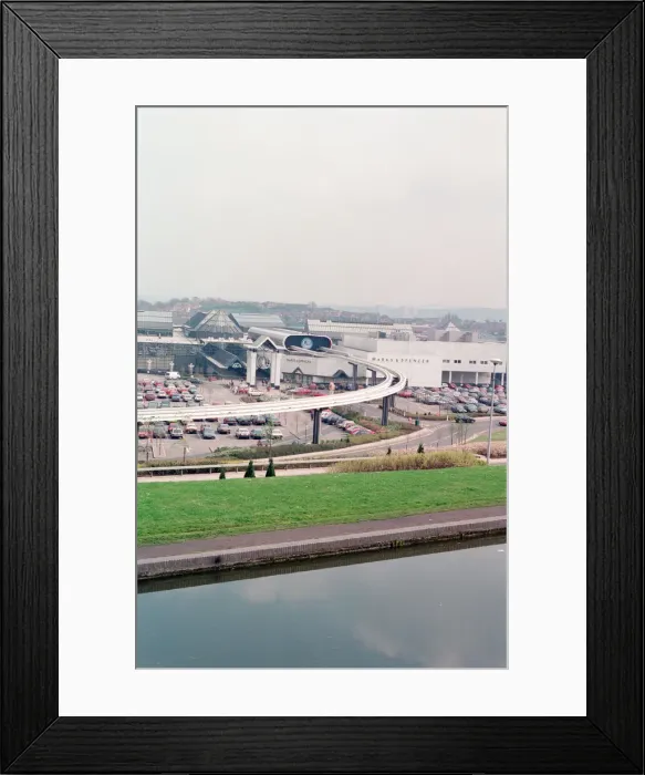 Framed Print : Monorail at Merry Hill Shopping Centre in Brierley Hill, Metropolitan Borough of Dudley Framed Print : Monorail at Merry Hill Shopping Centre in Brierley Hill, Metropolitan Borough of Dudley