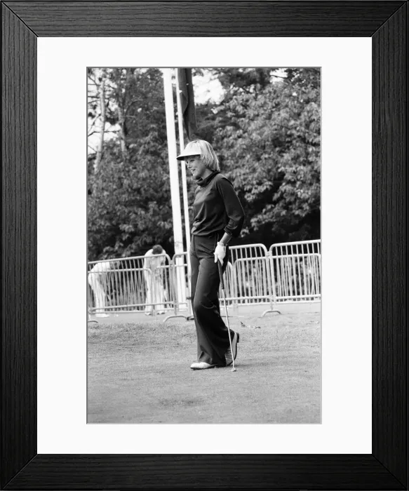 Framed Print : Lady golfers from all over the world compete in the European LPGA at Sunningdale Framed Print : Lady golfers from all over the world compete in the European LPGA at Sunningdale