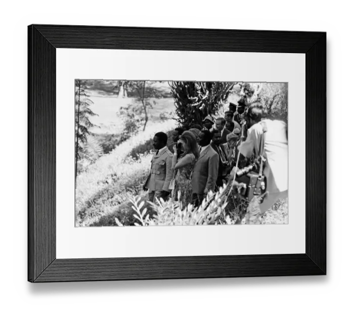 Framed Print : Princess Anne visits Kenya. February 1971 Framed Print : Princess Anne visits Kenya. February 1971