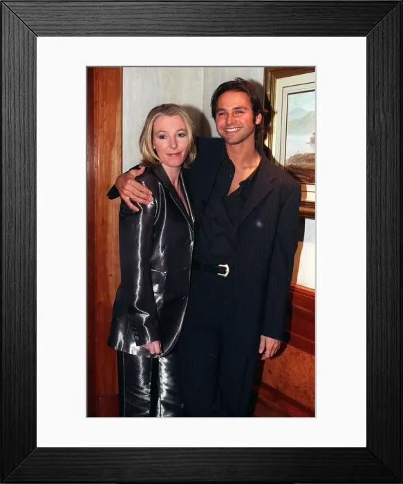 Framed Print : Caroline Paterson at the Bafta awards November 1997 with Claudio Carnovale Framed Print : Caroline Paterson at the Bafta awards November 1997 with Claudio Carnovale