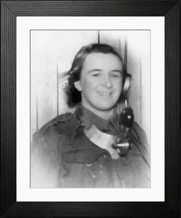 Framed Print : The countrys first mixed Ack-Ack'Battery in the North West region of Framed Print : The countrys first mixed Ack-Ack'Battery in the North West region of