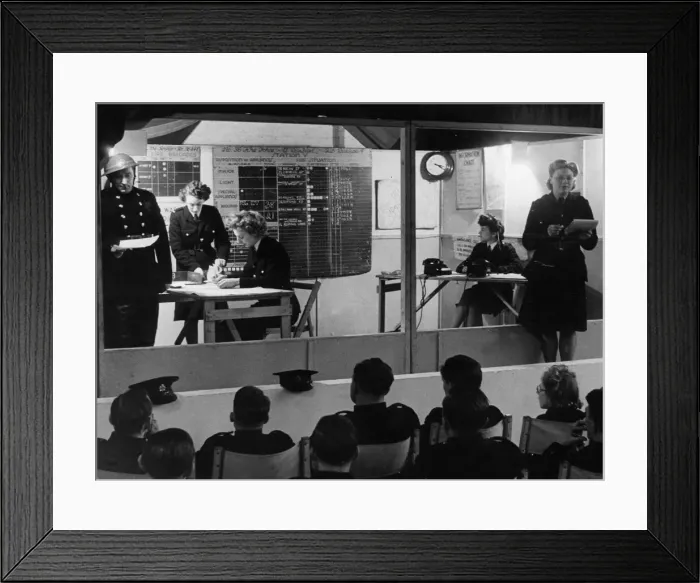 Framed Print : A Mobile theatre is touring all the stations In Number 36 Fire Force area Framed Print : A Mobile theatre is touring all the stations In Number 36 Fire Force area