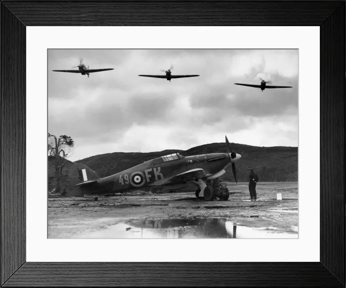 Framed Print : Picture showing how heavy rain in northern Russia hampered the activities of the RAF Wing Framed Print : Picture showing how heavy rain in northern Russia hampered the activities of the RAF Wing