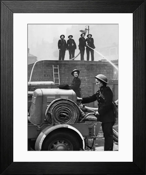 Framed Print : Female fighters in Glasgow, one of the two fire stations to boast an all female staff Framed Print : Female fighters in Glasgow, one of the two fire stations to boast an all female staff
