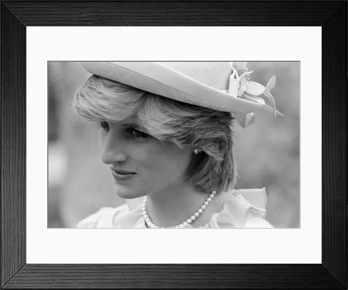 Framed Print : Diana, Princess of Wales visits Saint John and Rothesay, Canada. June 1983