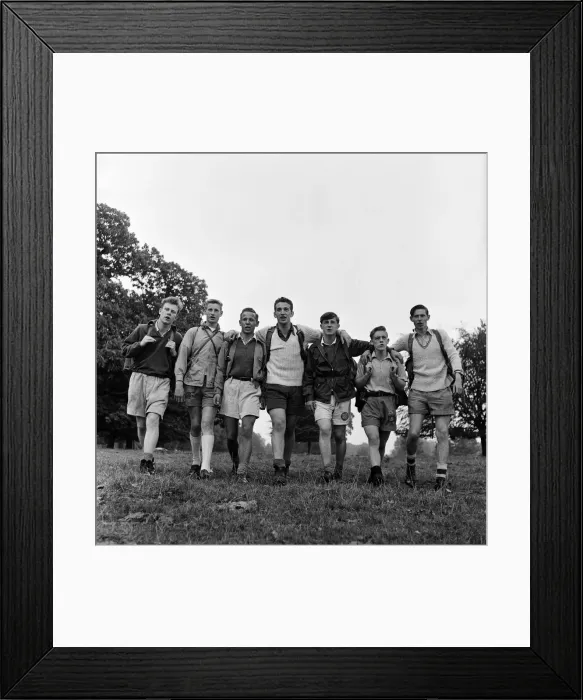 Framed Print : 20 members of the National Association of Boys Clubs are undergoing a course to qualify