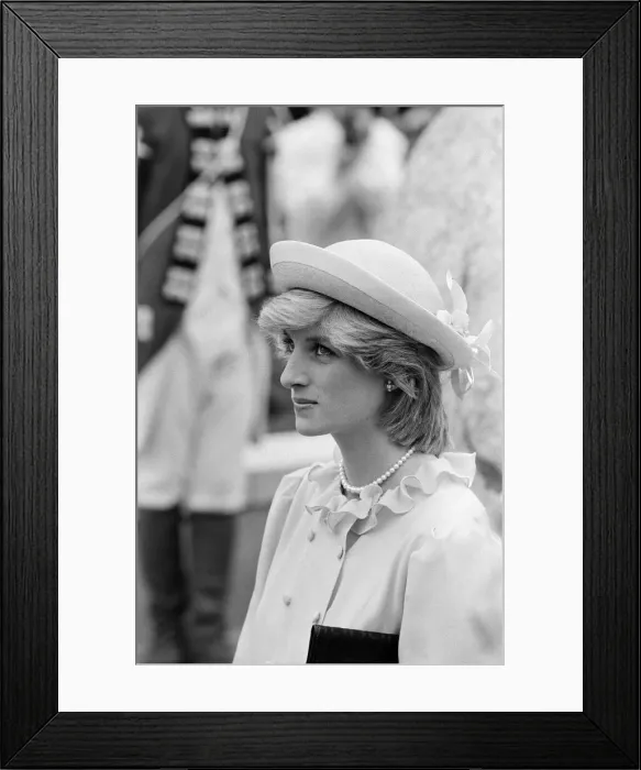Framed Print : Diana, Princess of Wales visits Saint John and Rothesay, Canada. June 1983 Framed Print : Diana, Princess of Wales visits Saint John and Rothesay, Canada. June 1983