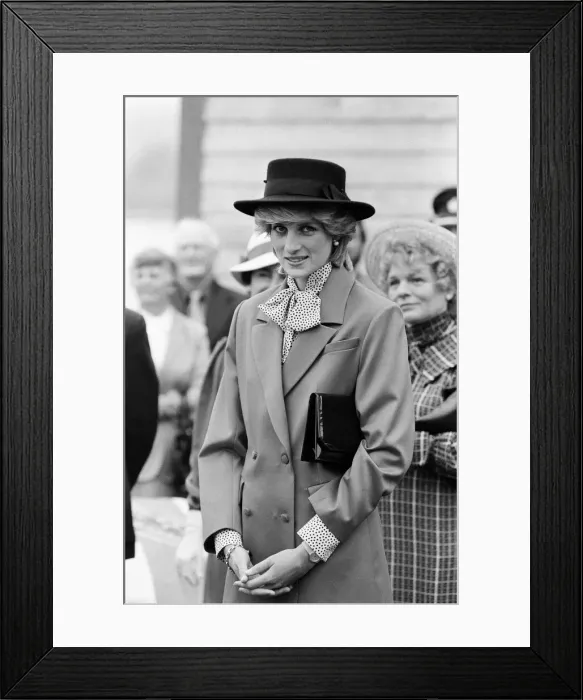 Framed Print : Diana, Princess of Wales visits Saint John and Rothesay, Canada. June 1983 Framed Print : Diana, Princess of Wales visits Saint John and Rothesay, Canada. June 1983