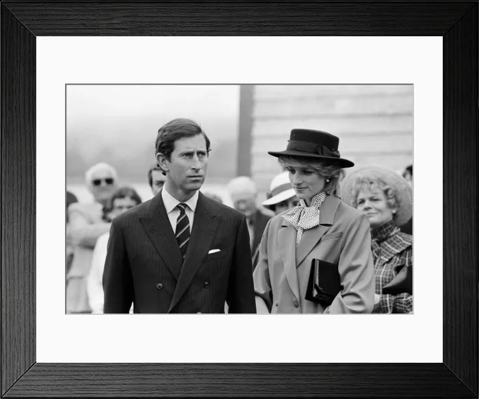 Framed Print : Prince Charles, Prince of Wales and Diana, Princess of Wales visit Saint John
