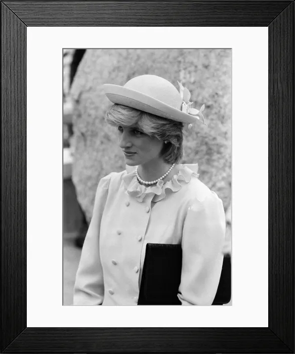Framed Print : Diana, Princess of Wales visits Saint John and Rothesay, Canada. June 1983 Framed Print : Diana, Princess of Wales visits Saint John and Rothesay, Canada. June 1983