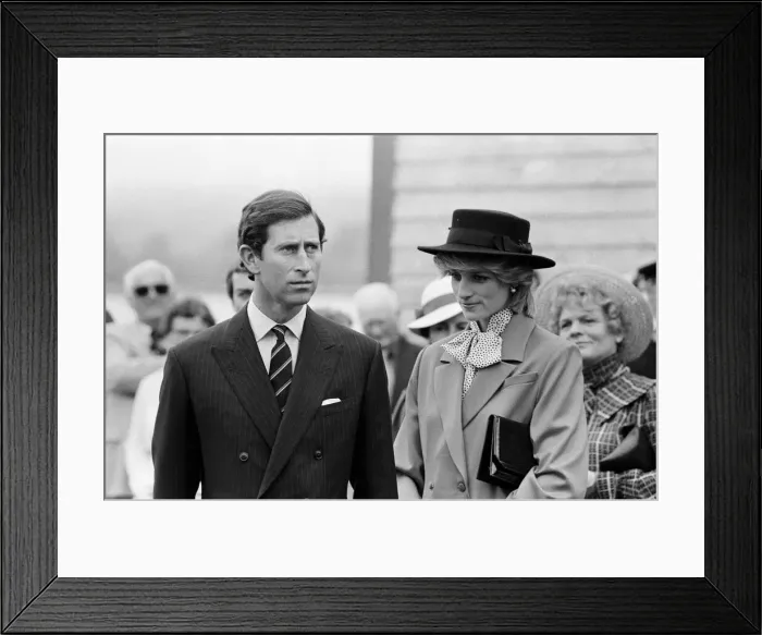 Framed Print : Prince Charles, Prince of Wales and Diana, Princess of Wales visit Saint John Framed Print : Prince Charles, Prince of Wales and Diana, Princess of Wales visit Saint John