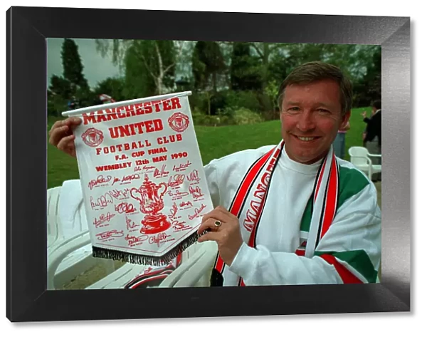 Sir Alex Ferguson FA Cup - May 1990