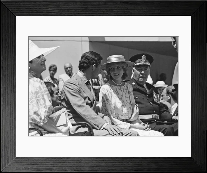 Framed Print : Diana, Princess of Wales and Prince Charles, Prince of Wales visit Canada. June 1983 Framed Print : Diana, Princess of Wales and Prince Charles, Prince of Wales visit Canada. June 1983
