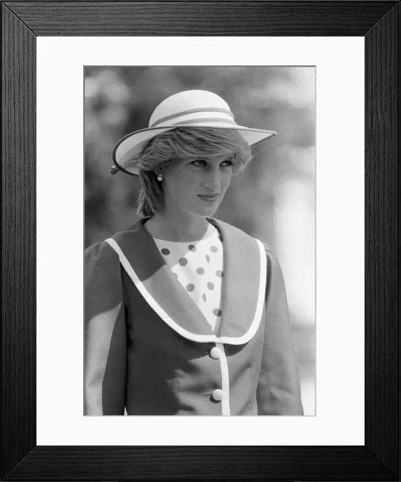 Framed Print : Diana, Princess of Wales at the Festival of Youth in St Johns, Newfoundland. June 1983