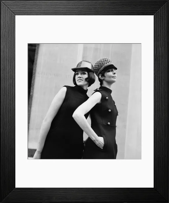 Framed Print : Christian Dior hat collection, Chapeaux, Autumn / Winter collection 1967 Framed Print : Christian Dior hat collection, Chapeaux, Autumn / Winter collection 1967