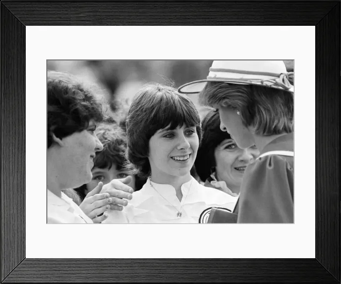 Framed Print : Diana, Princess of Wales at the Festival of Youth in St Johns, Newfoundland. June 1983 Framed Print : Diana, Princess of Wales at the Festival of Youth in St Johns, Newfoundland. June 1983