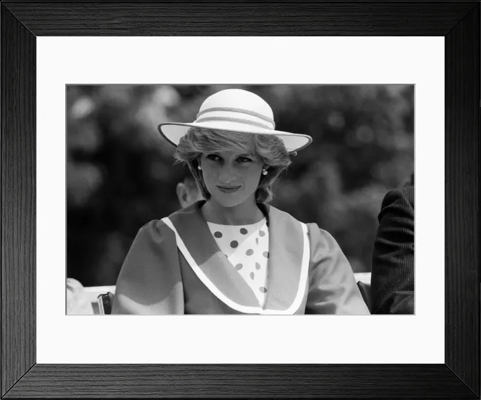 Framed Print : Diana, Princess of Wales at the Festival of Youth in St Johns, Newfoundland. June 1983