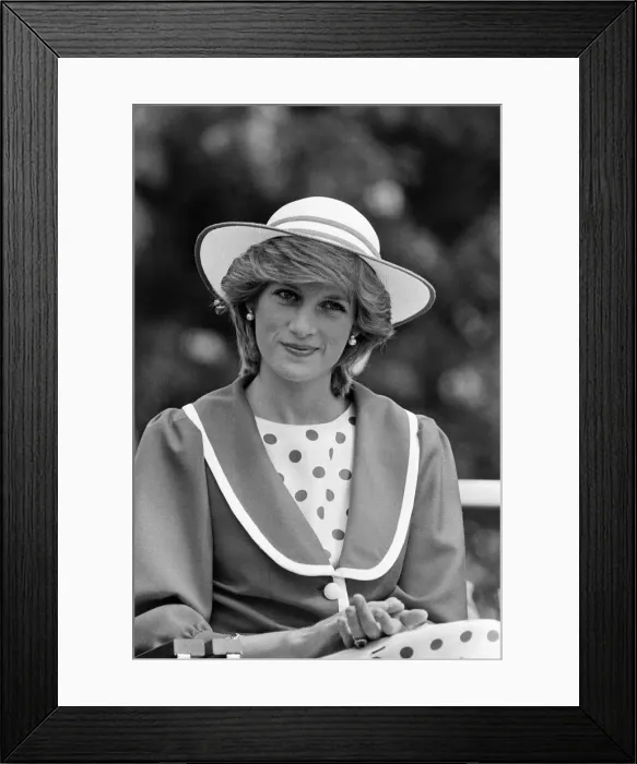 Framed Print : Diana, Princess of Wales at the Festival of Youth in St Johns, Newfoundland. June 1983