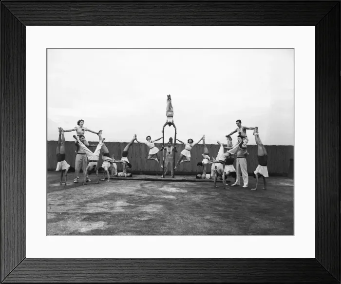 Framed Print : Nation Fire Service Agility team of 38 Fire Force Area (Wimbledon